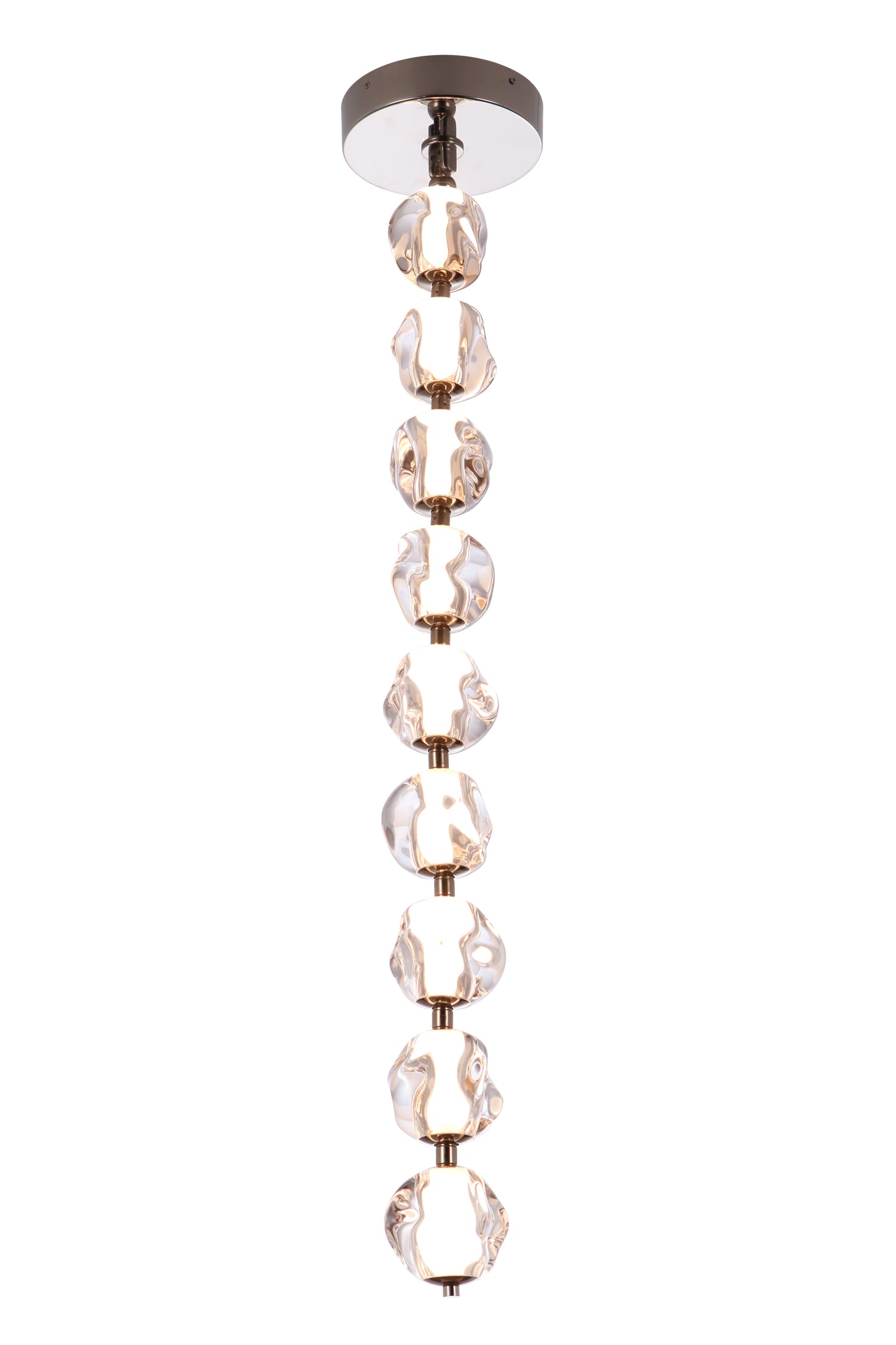 59492-PLN-LED - Jackie 8.3" Wide Pendant - Polished Nickel