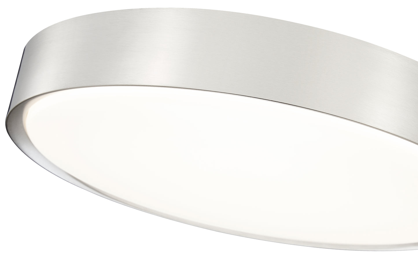 1014F20-BN-LED - Kawan 1 Light Flush 20" Mount - Brushed Nickel