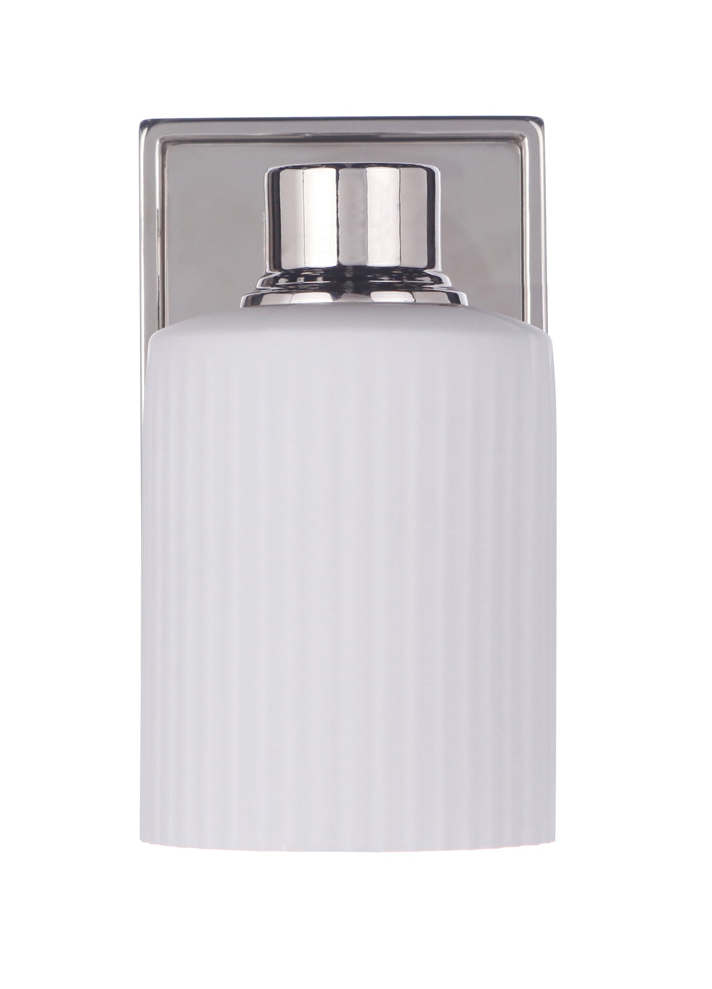 12905PLN1 - Bretton 1 Light 8" High Wall Sconce - Polished Nickel