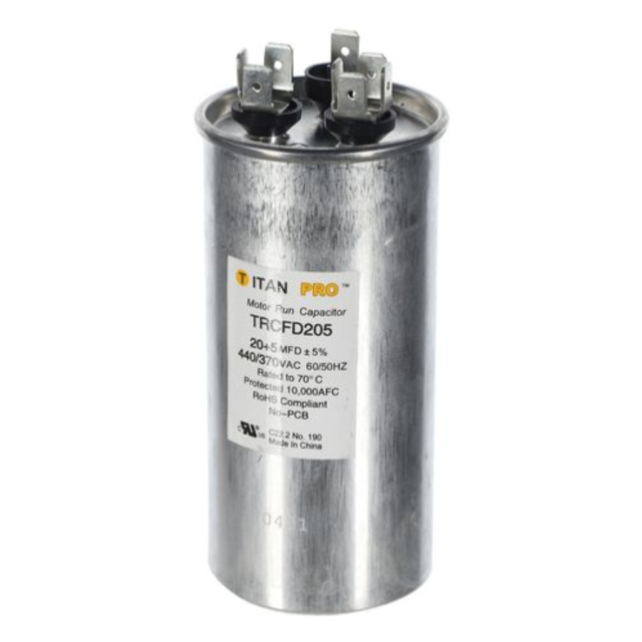 TRCFD6010 - TITAN PRO CAPACITOR 60+10 MFD 440/370V ROUND