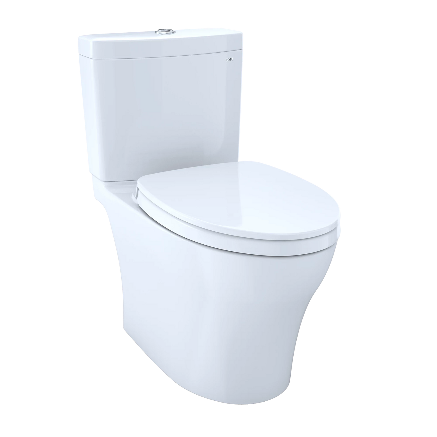 MS446124CEMFGN#01 - Aquia Iv Two-Piece Universal Height Toilet - Cotton White