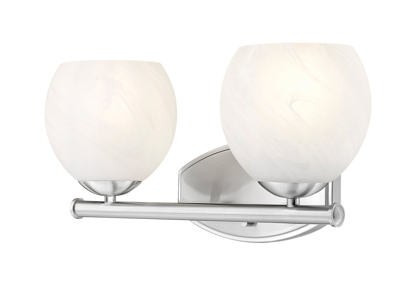 1963-2V-BN - Colette 2 Light 16" Vanity - Brushed Nickel