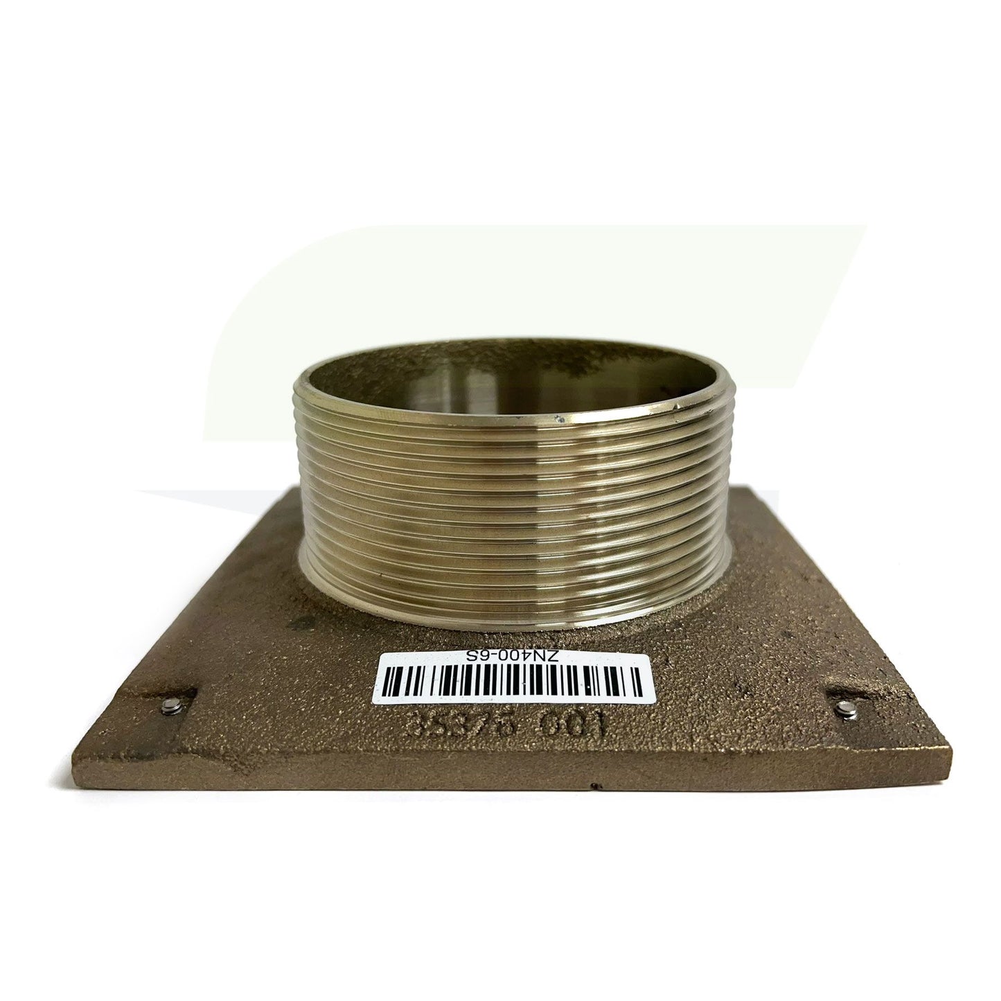 ZN400-6S - 3-1/2" NPSM Adjustable 6" Square Strainer (Polished Nickel Bronze Top)