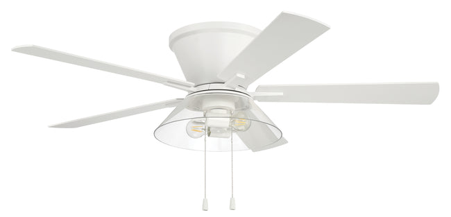 IST52W5 - Insight 52" 5 Blade Ceiling Fan with Light Kit - White