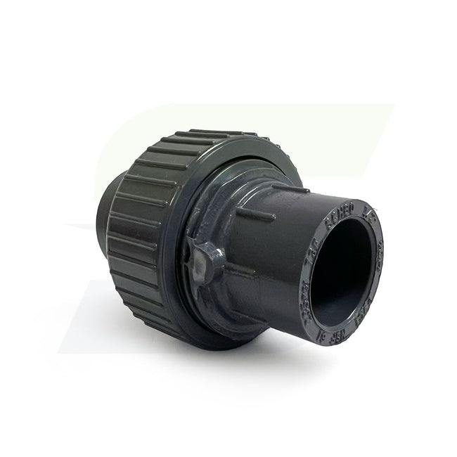 857-005 - 1/2" Schedule 80 PVC Union with Viton O-Ring - Socket x Socket