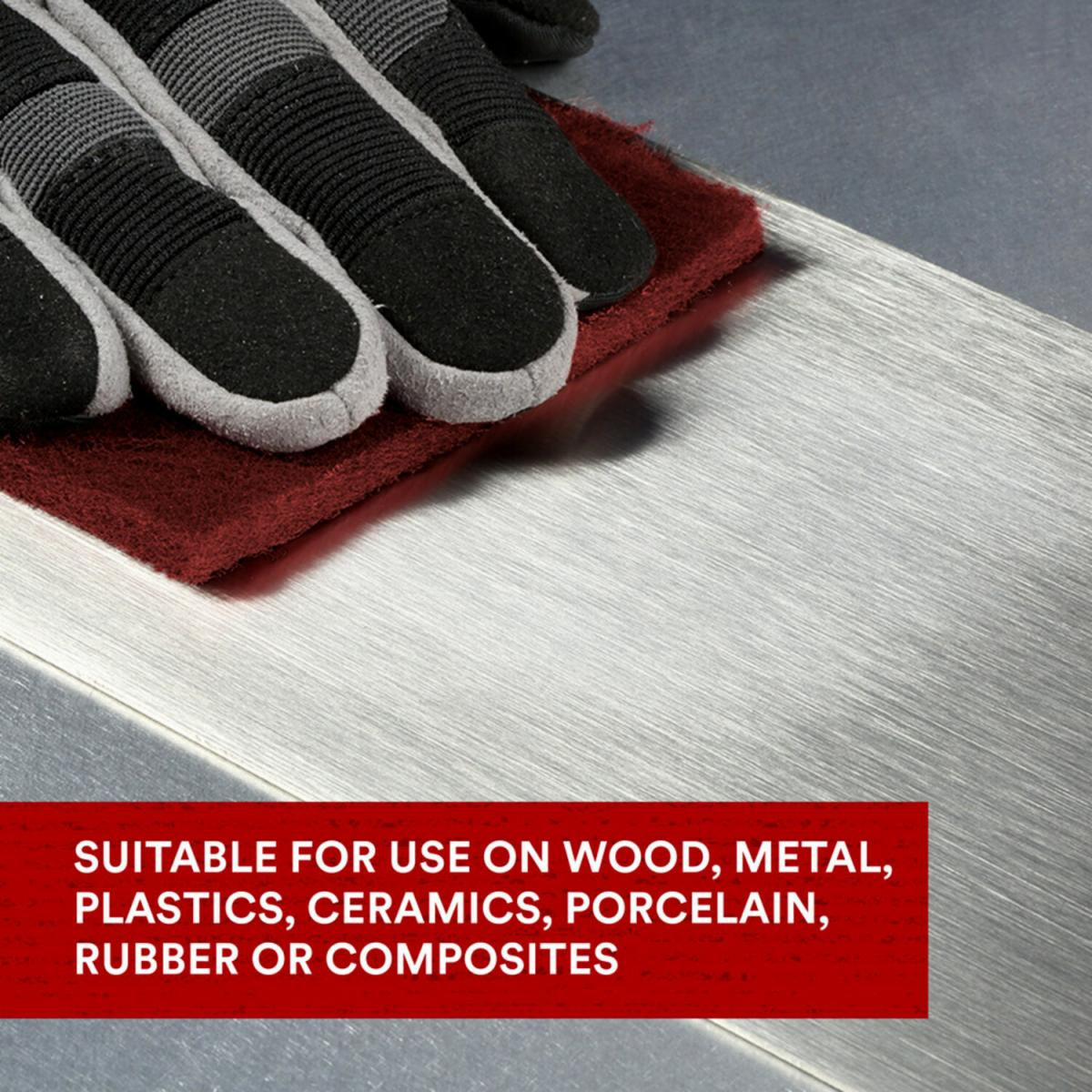 7447 - Scotch-Brite General Purpose Abrasive Hand Pad - 6" x 9"