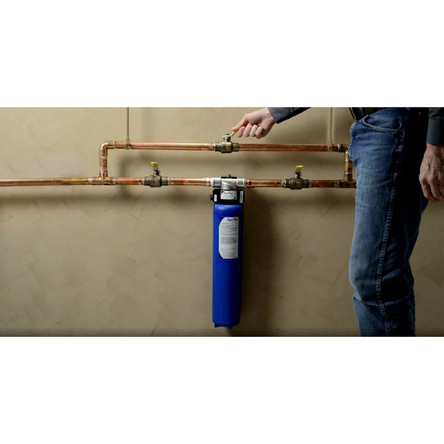 AP903 - Aqua-Pure Whole House Water Filtration System - Sanitary Quick Change