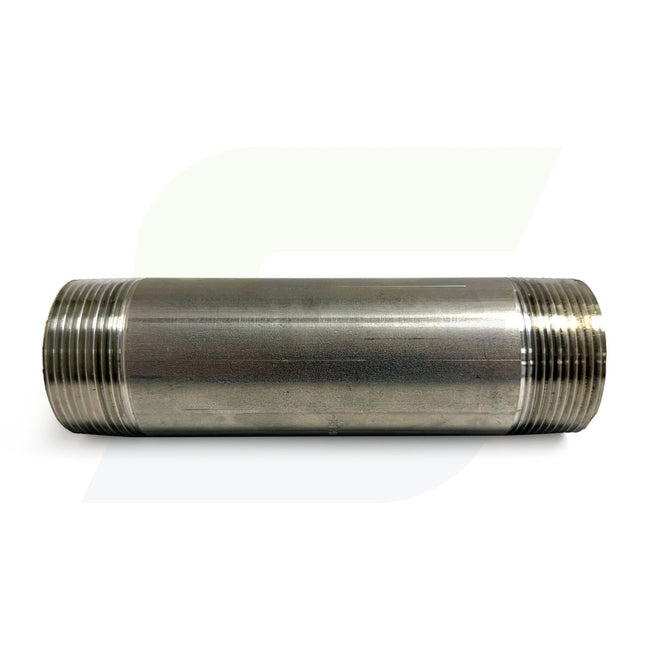 4024-600 - 1-1/2" x 6" 304/304L Stainless Steel Threaded Pipe Nipple - Schedule 40