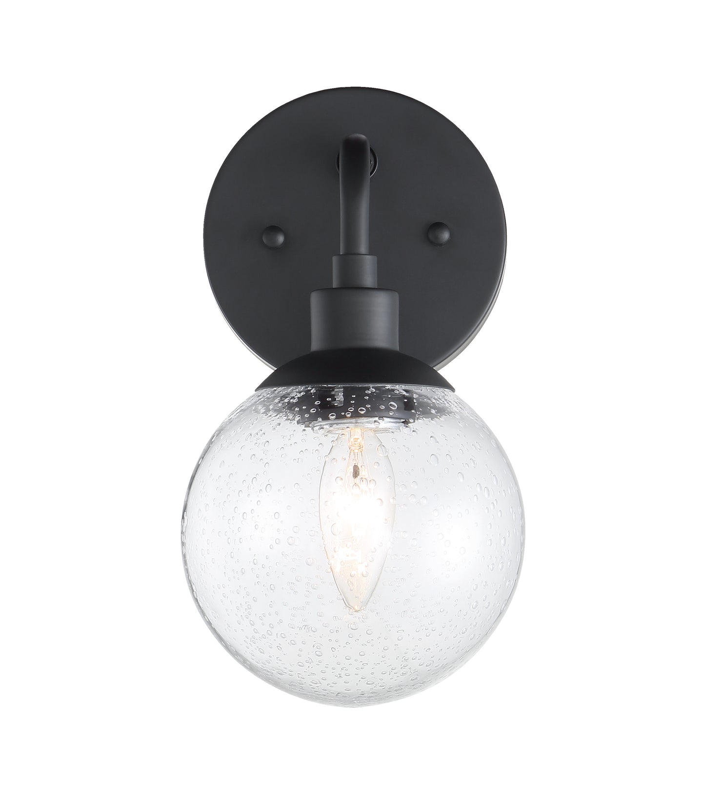 53301-FB - Que 1 Light 10.5" High Wall Sconce - Flat Black
