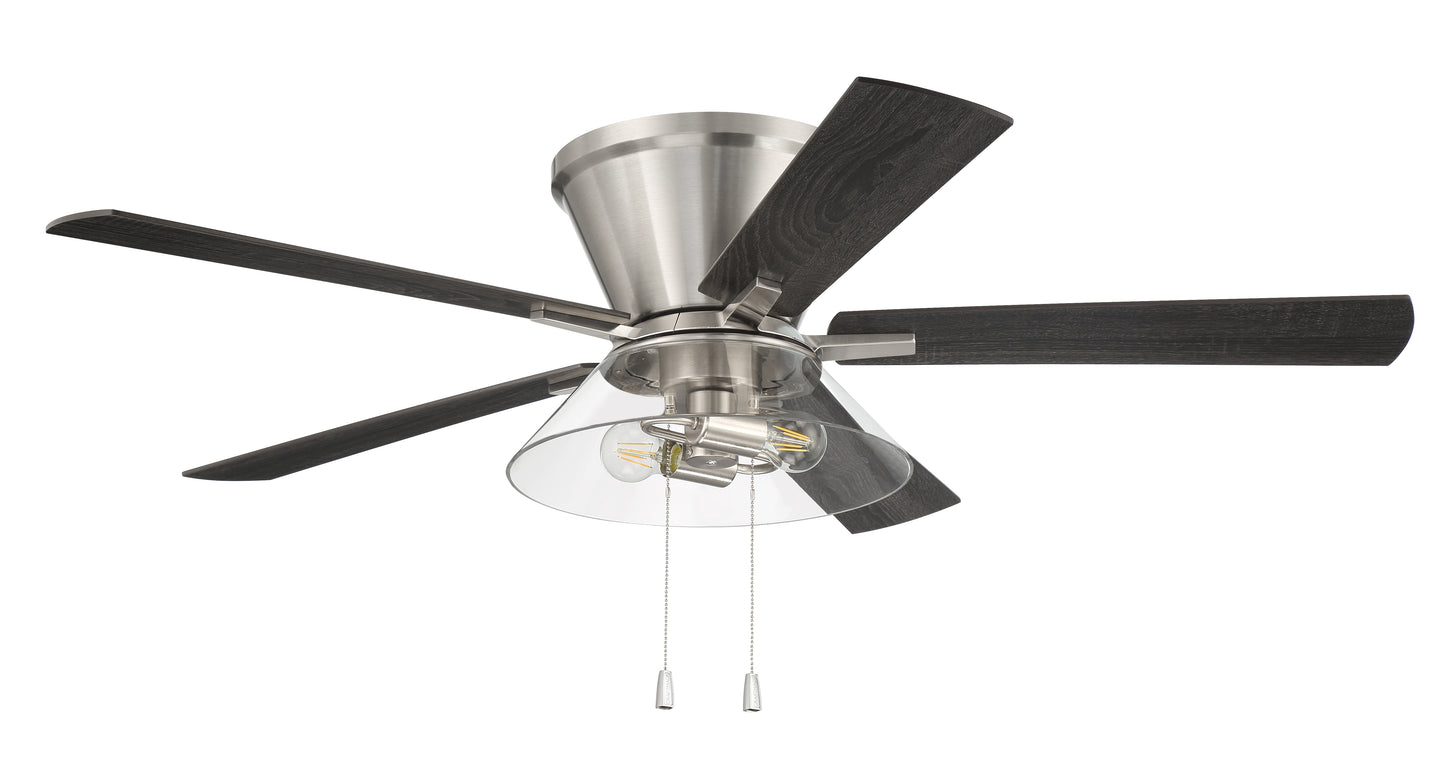 IST52BNK5 - Insight 52" 5 Blade Ceiling Fan with Light Kit - Brushed Nickel