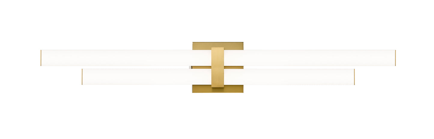 1008-32W-MGLD-LED - Zane 2 Light 32" Vanity - Modern Gold