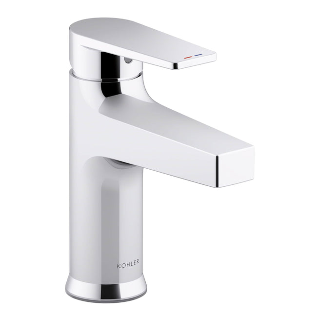 K-46029-4-CP - Taut 0.5 GPM Single Hole Bathroom Faucet with Grid Drain Assembly