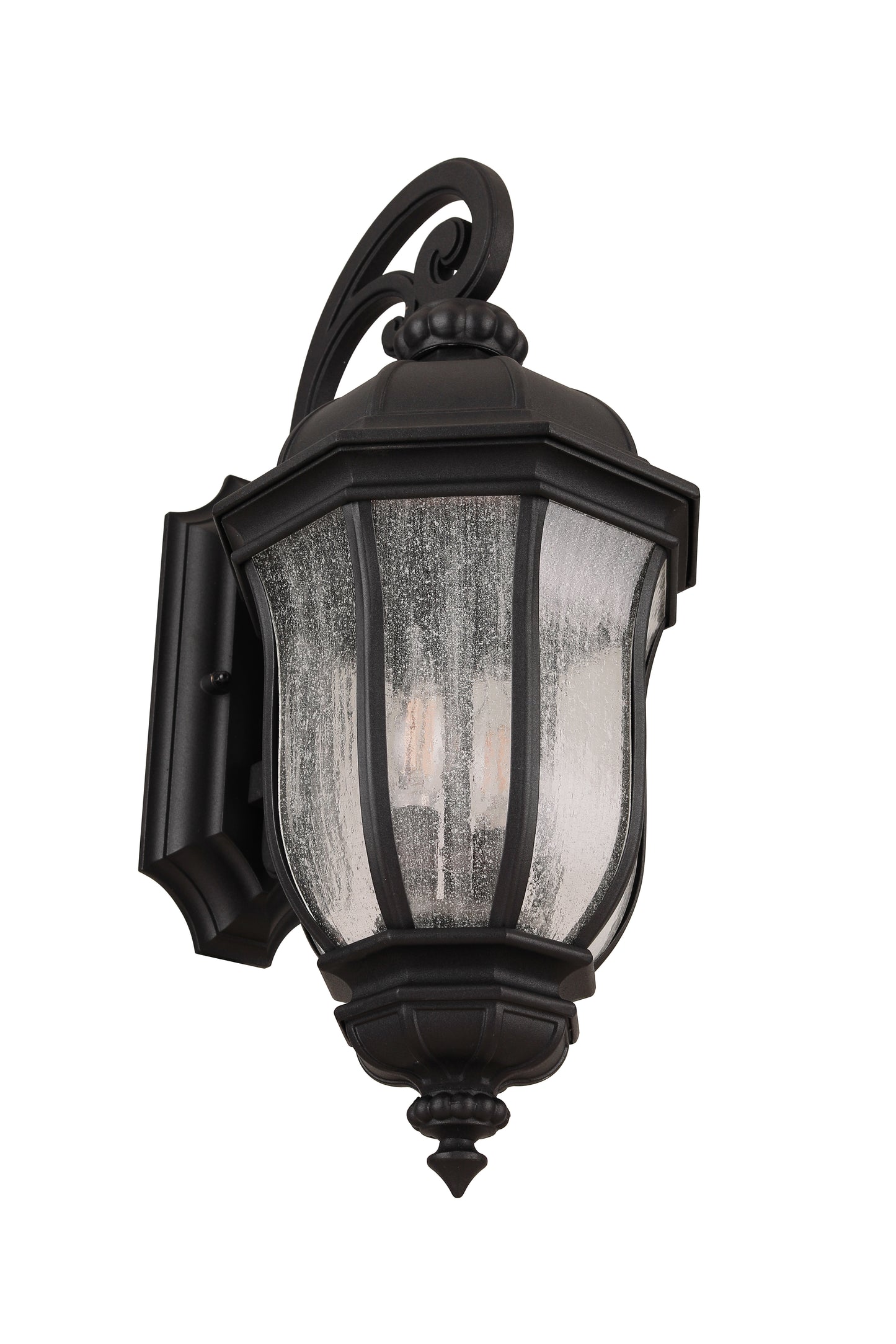 Z3314-TB - Harper 2 Light 21" High Outdoor Wall Lantern - Textured Black