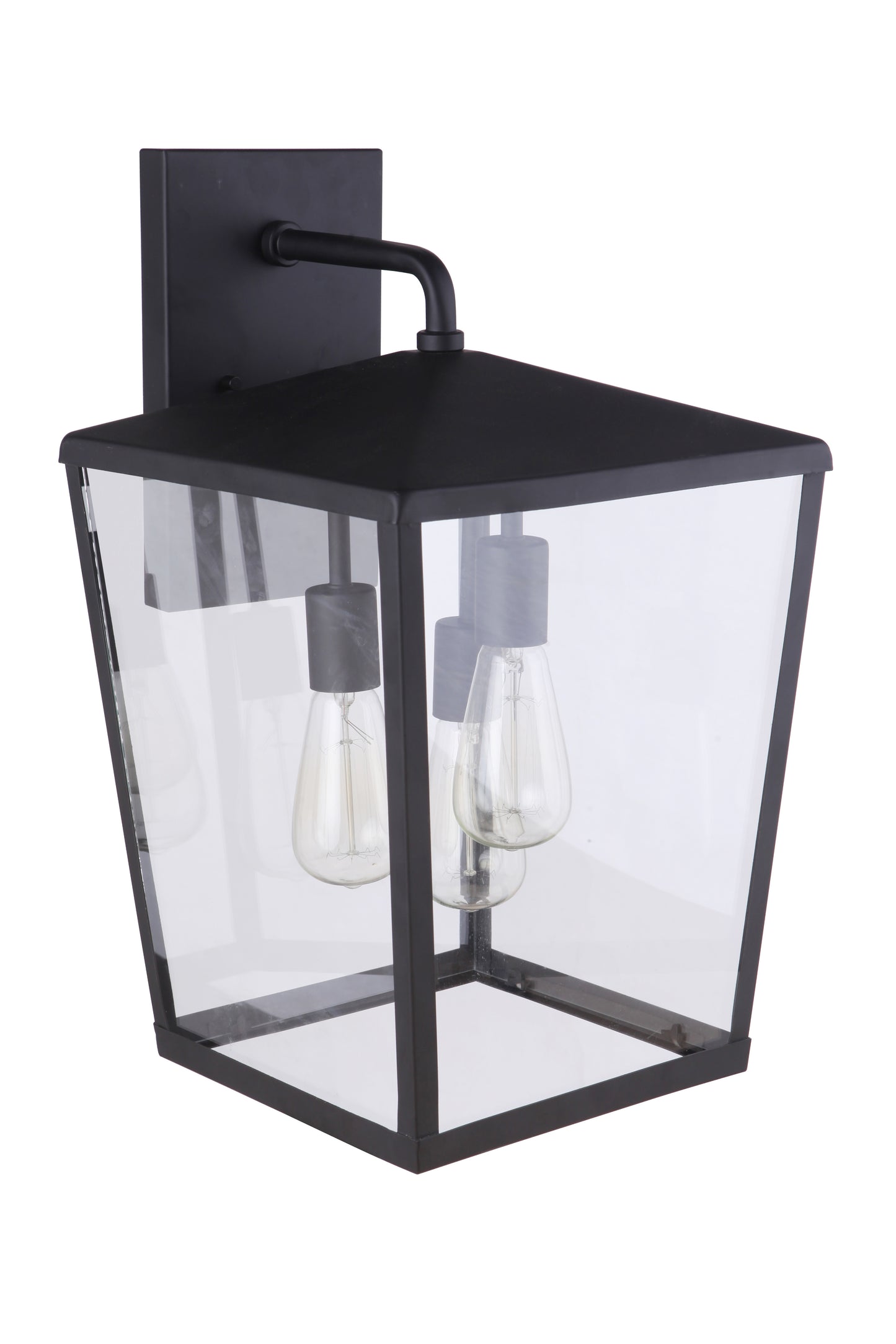 ZA4634-MN - Olsen 3 Light 19" High Outdoor Wall Lantern - Midnight