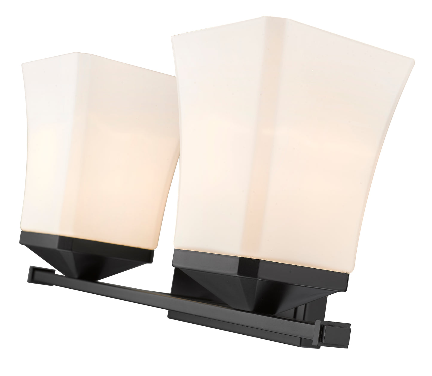 1939-2V-MB - Darcy 2 Light 16" Vanity - Matte Black