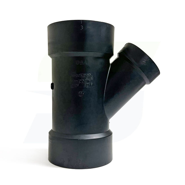 I090700 - 3" x 3" x 2" Hub ABS DWV 45 Degree Reducing Wye 5810R