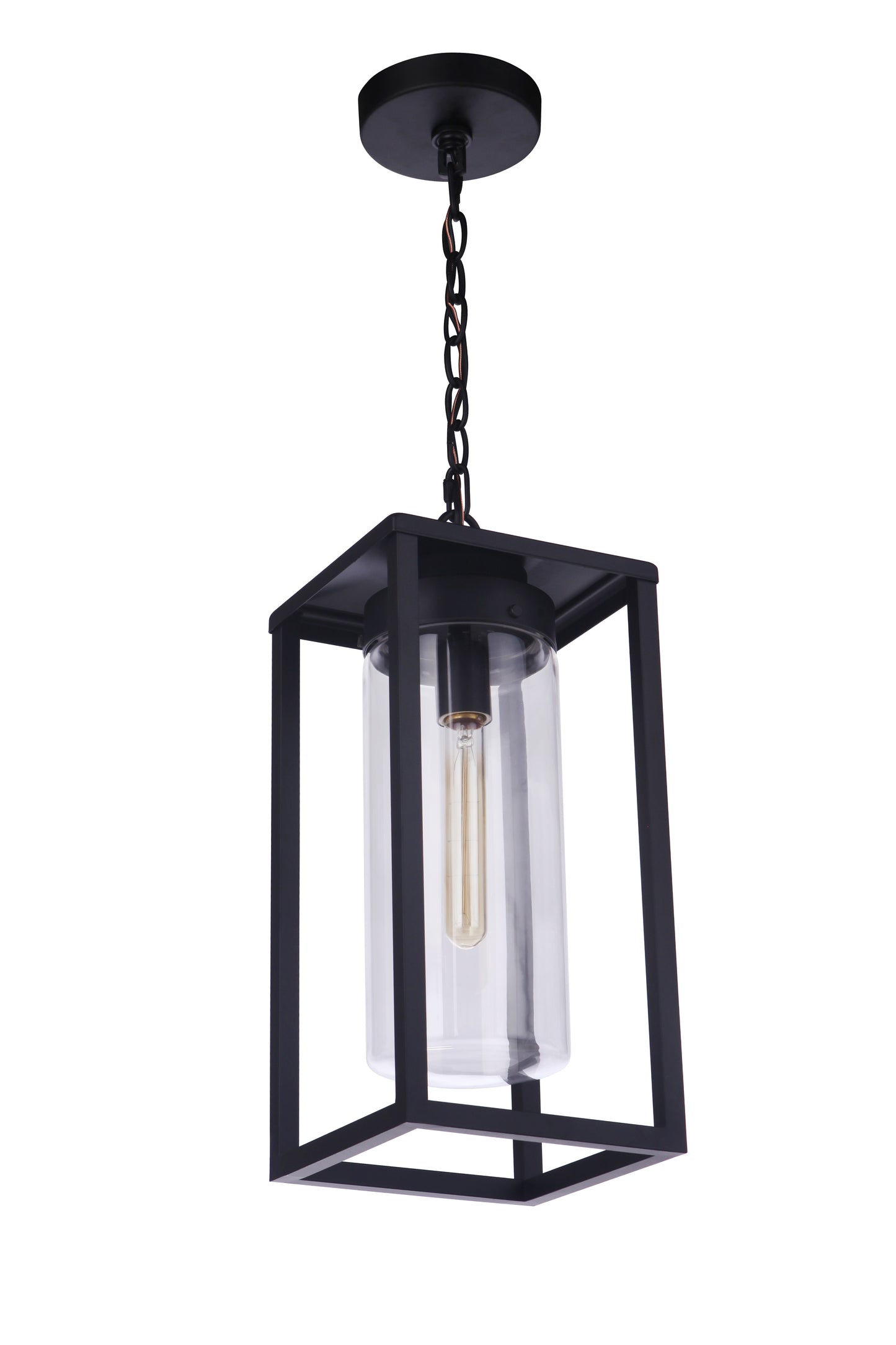 ZA4821-MN - Neo 1 Light 7.88" Wide Outdoor Pendant - Midnight