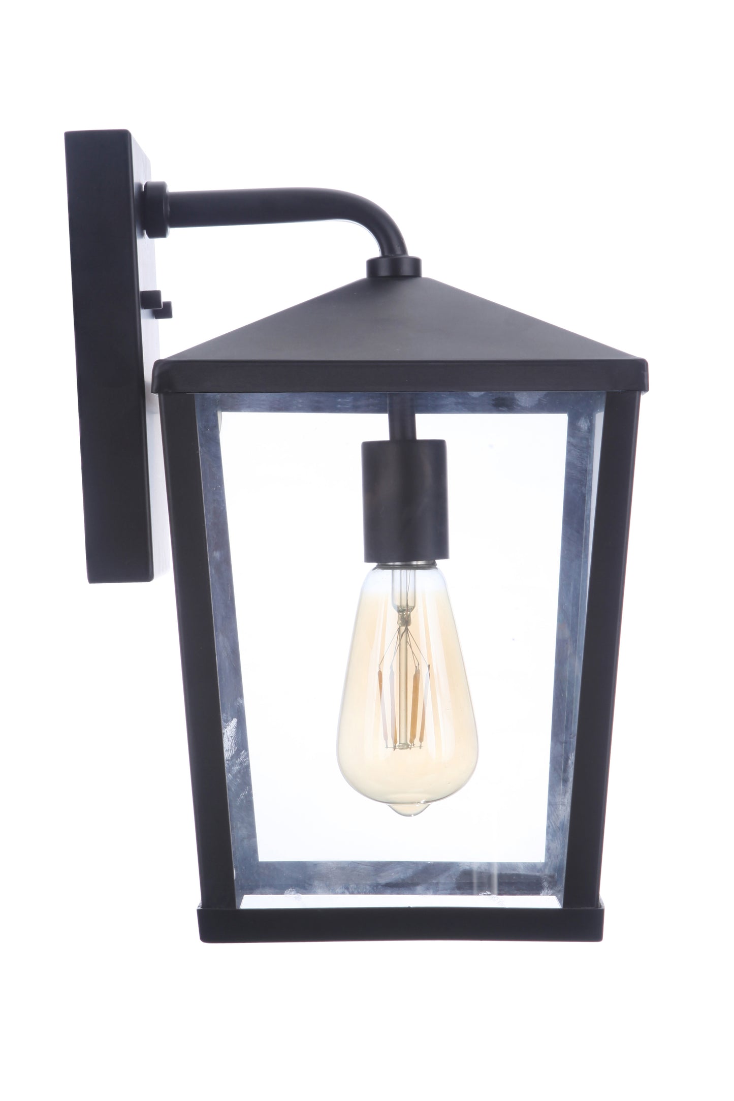 ZA4614-MN - Olsen 1 Light 13.38" High Outdoor Wall Lantern - Midnight