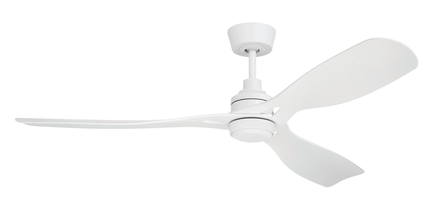 AMG52W3 - Amigo 52" 3 Blade Indoor Outdoor Ceiling Fan with Light Kit - White