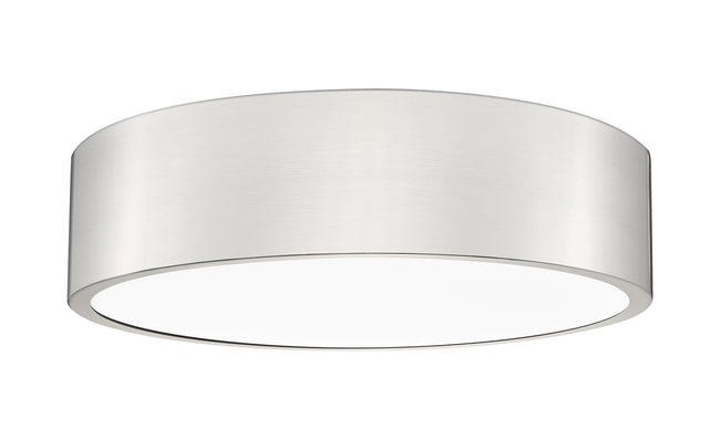 1017F16-BN-LED - Coronado 1 Light Flush 16" Mount - Brushed Nickel