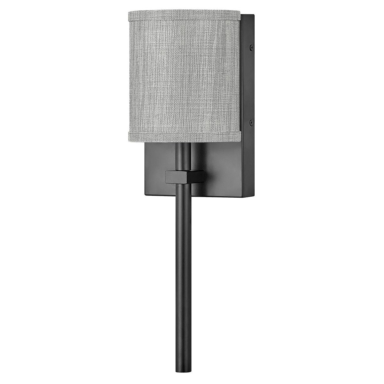 Hinkley 41009 - Avenue 6" Wide LED 1 Light Wall Sconce with Gray Linen Shade