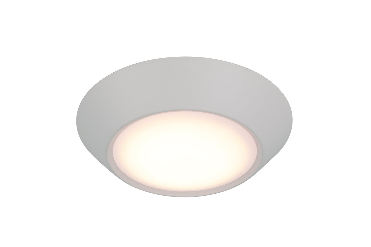 X9304-W-LED-5CCT - LED Flush 5.9" Wide Flush Mount - White