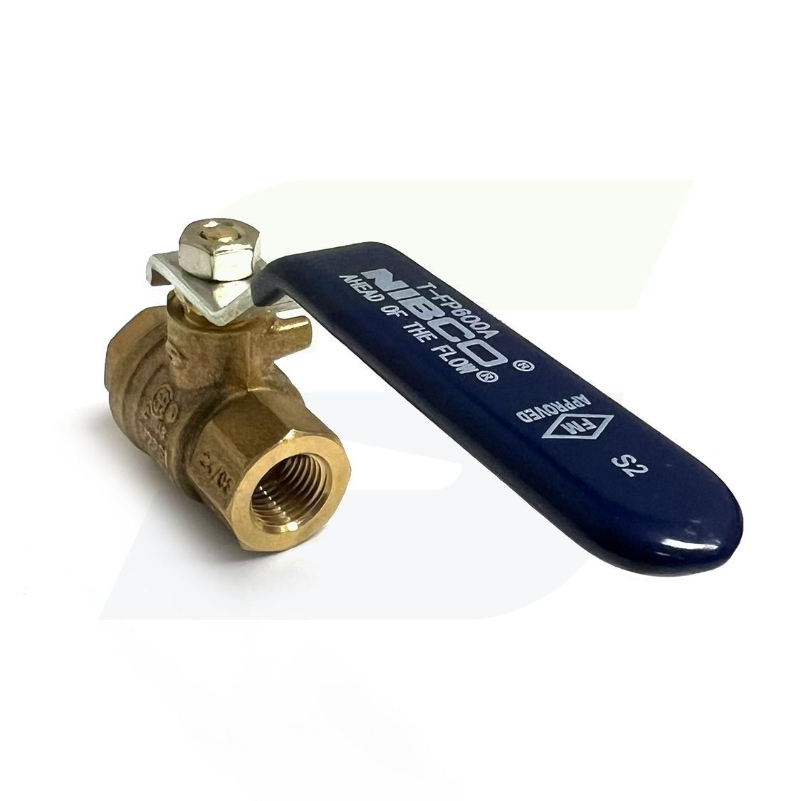 NL998H4 - 1/4" Threaded Ball Valve - T-FP-600A - Brass