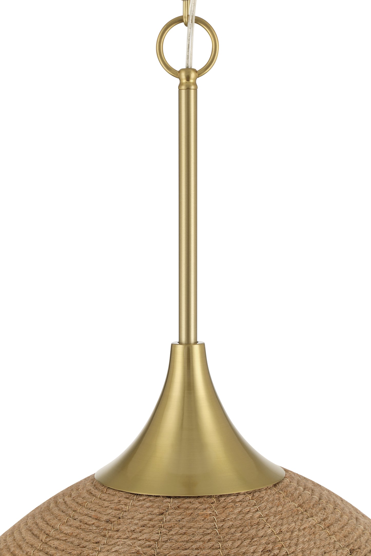 61393-SB - Keira 3 Light 21" Wide Pendant - Satin Brass