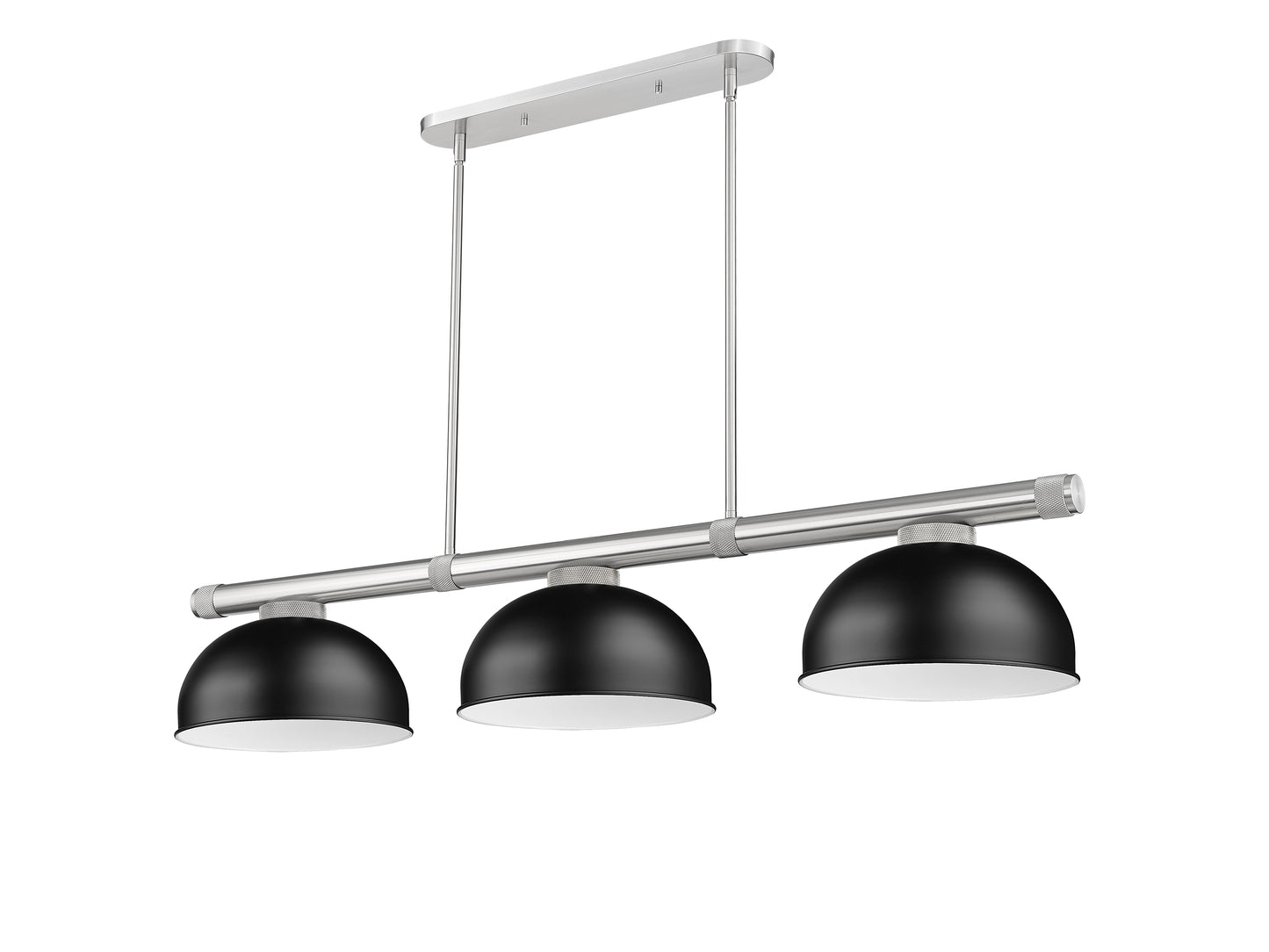 3050-3BN-D13MB - Vanguard 3 Light 58" Billiard - Brushed Nickel