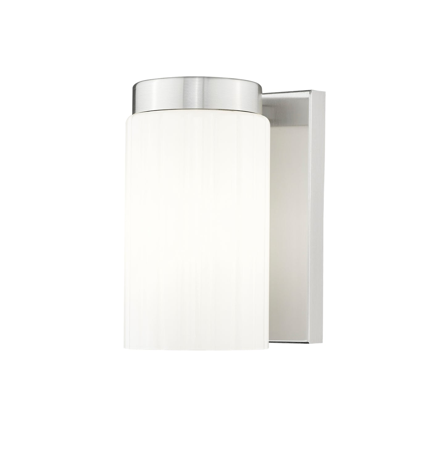 746-1S-BN - Burk 1 Light Wall 7" Sconce - Brushed Nickel