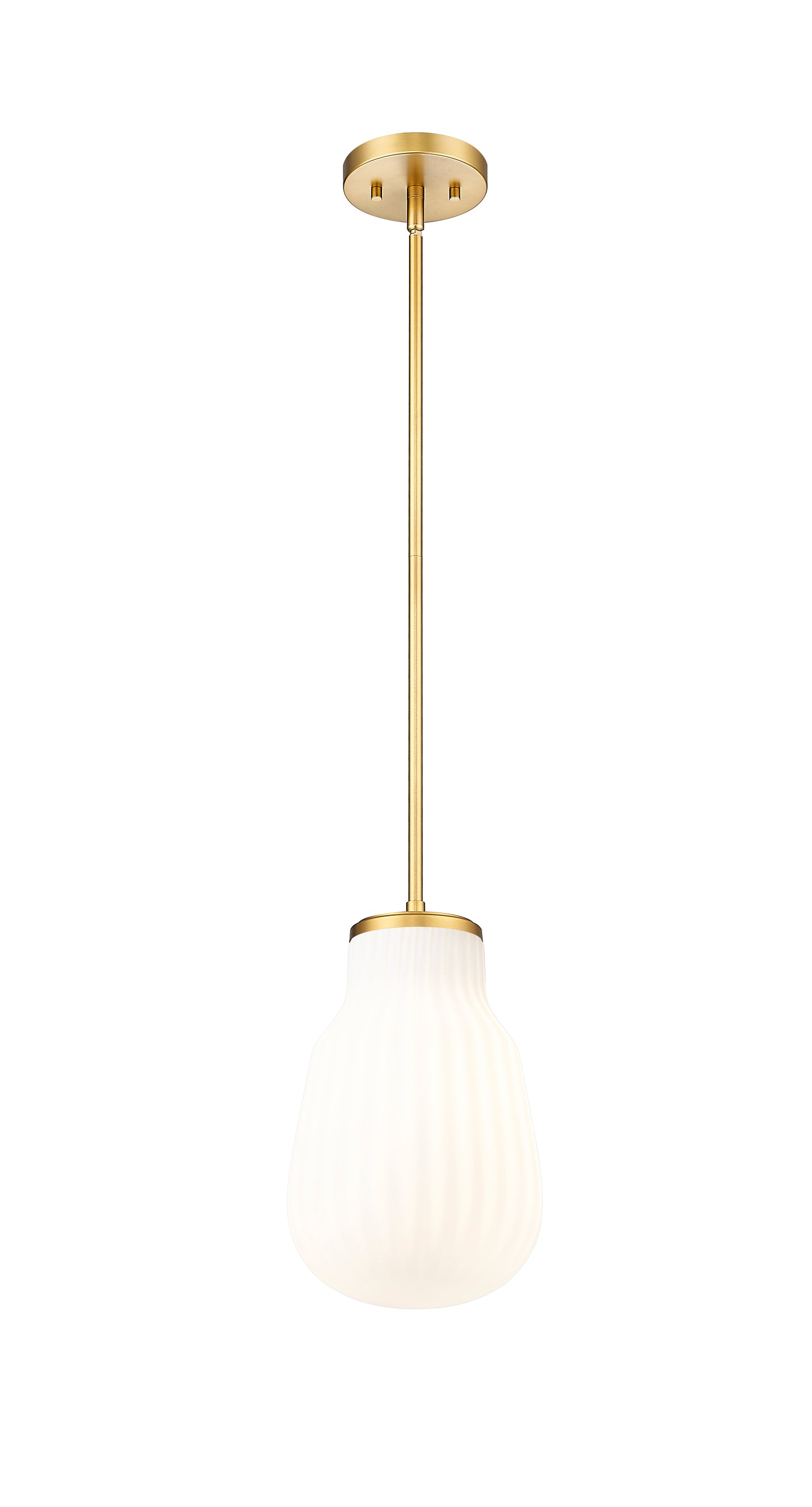 7511P8-MGLD - Newbury 1 Light 8" Pendant - Modern Gold