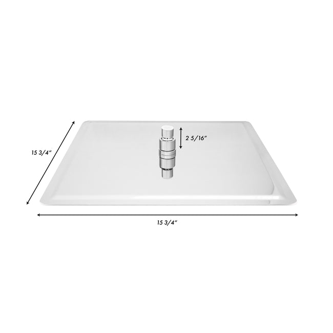 BLS-H16-CH - Bliss 16" Rainfall Shower Head in Chrome