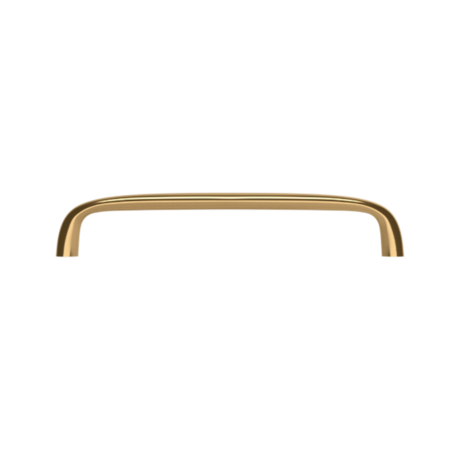 4401003 - 6" Centers Oval Pull - Polished Brass