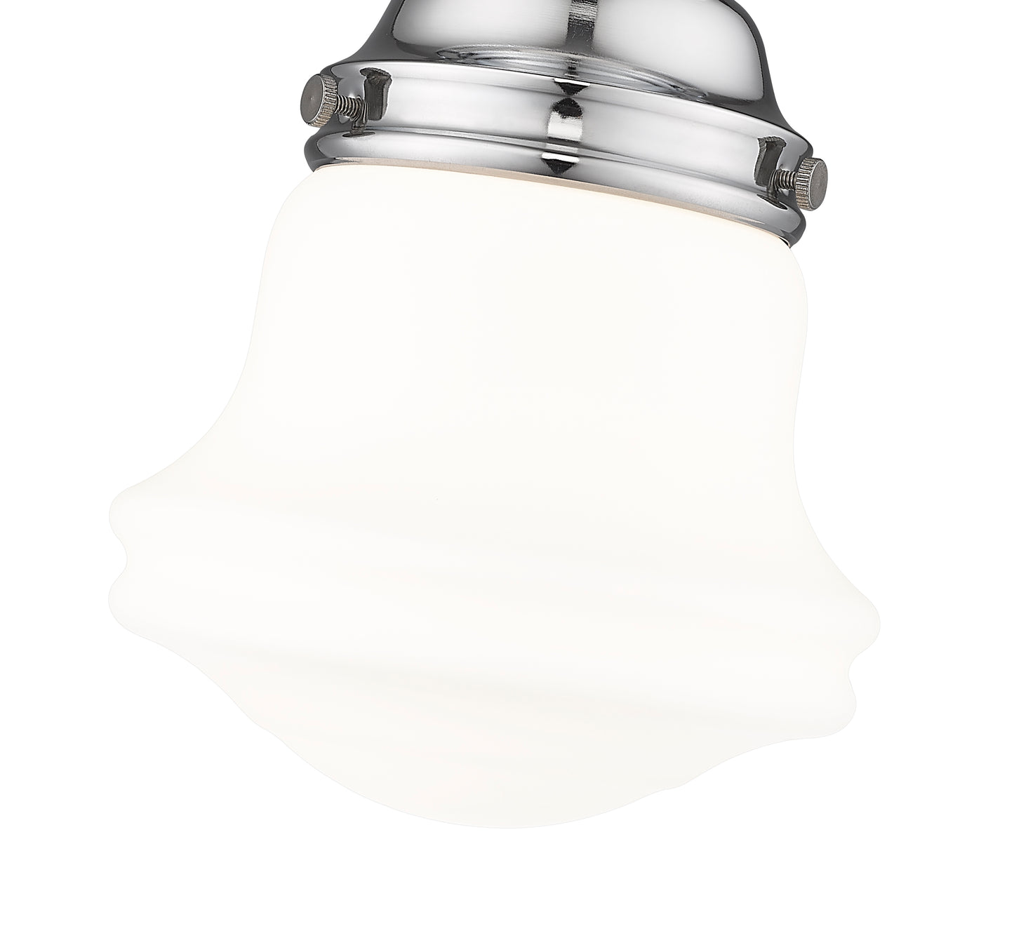 735F1-CH - Vaughn 1 Light Flush 6" Mount - Chrome