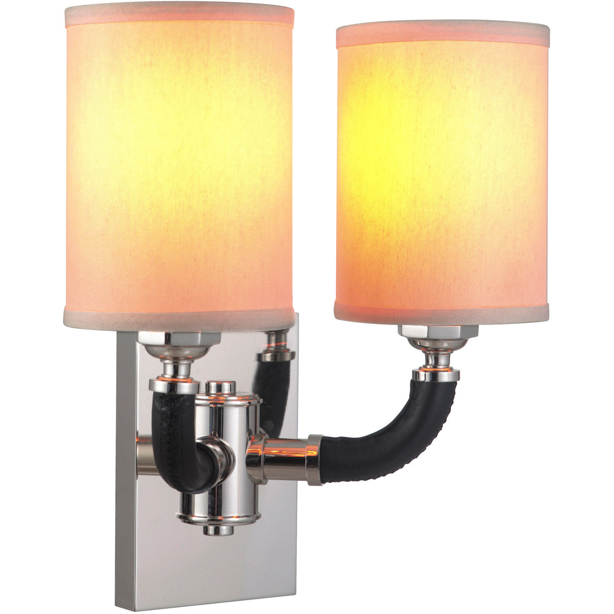 48162-PLN - Huxley 2 Light 14.4" High Wall Sconce - Polished Nickel