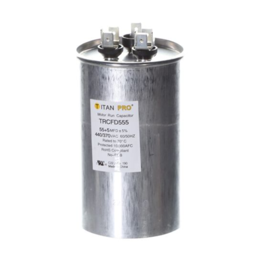 TRCFD555 - TITAN PRO CAPACITOR 55+5 MFD 440/370V ROUND