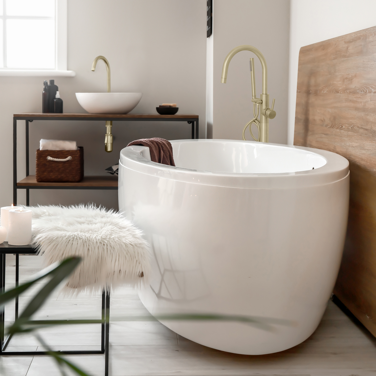EMBY-BTF-CB - Autograph Edition Emerald Bay Bath Tub Filler in Champagne Bronze