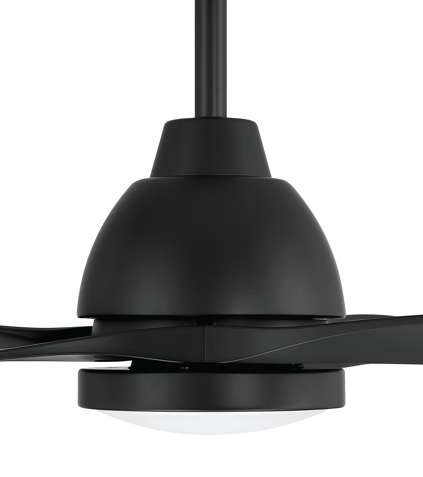 FRZ56FB3 - Frazier 56" 3-blade Indoor/ Outdoor Damp Rated Ceiling Fan 56" 3 Blade Indoor Outdoor Ceiling Fan with Light Kit - Flat Black
