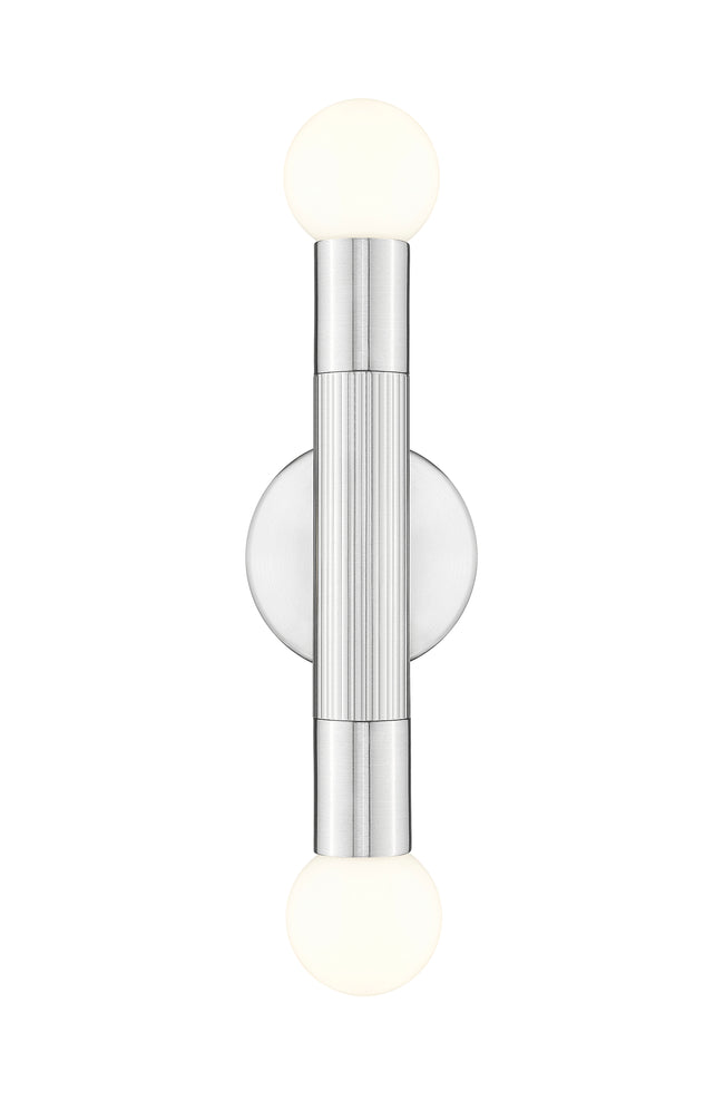 1956-2S-BN - Stari 2 Light Wall 12" Sconce - Brushed Nickel