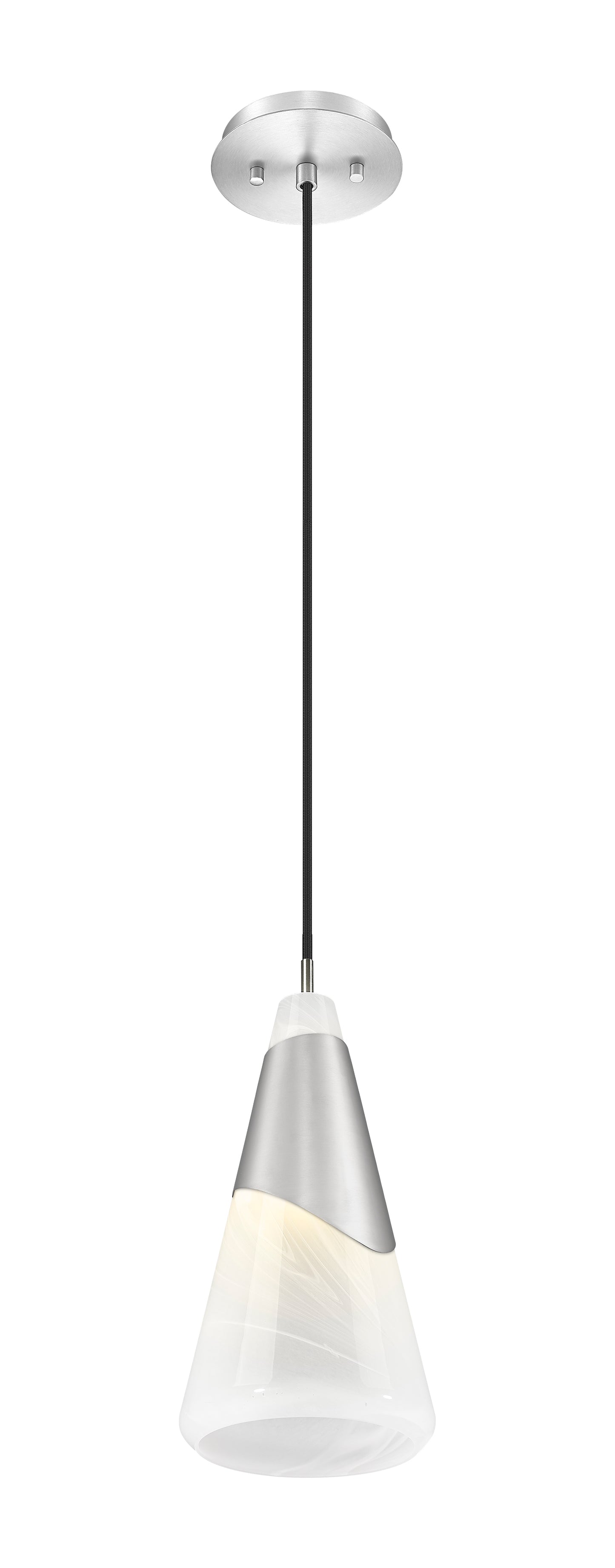 828P7-BN - Aimie 1 Light 7" Pendant - Brushed Nickel