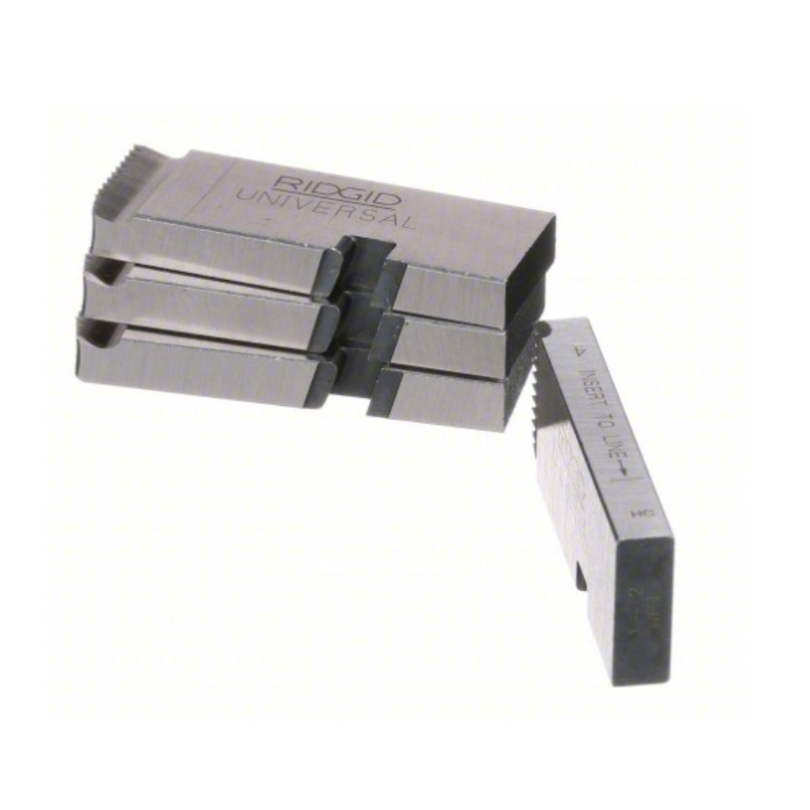 47750 - Replacement Pipe Die: For Ridgid Machine Universal Heads - 1" to 2" Pipe - Aluminum/Steel - 4 PK