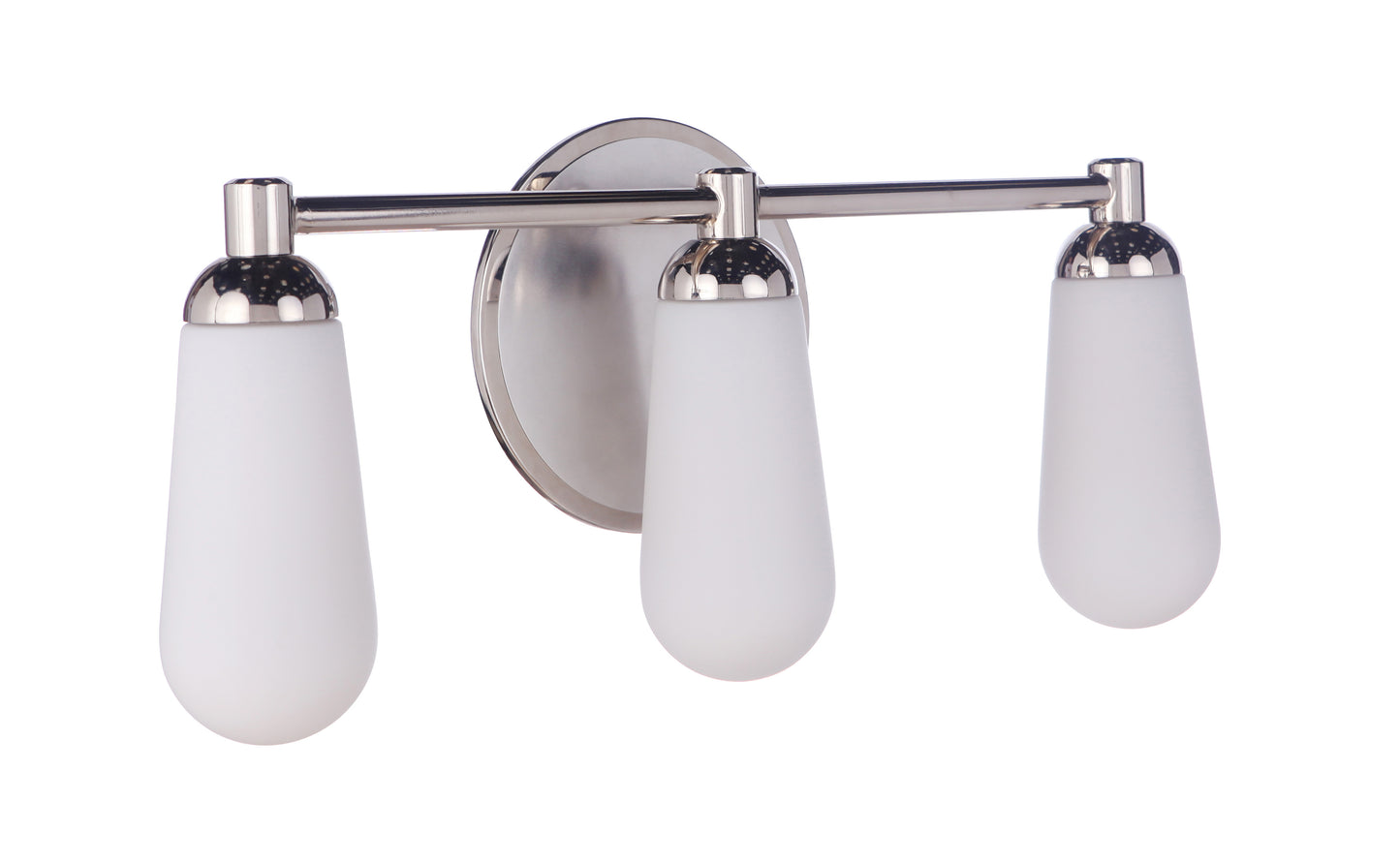 13122BNKPLN3 - Riggs 3 Light 22" Wide Vanity Light - Brushed Polished Nickel / Polished Nickel