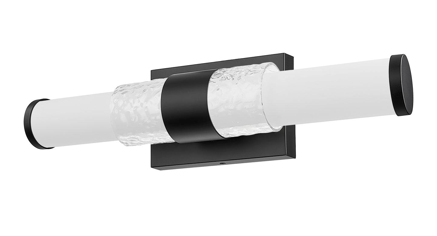 1015-18W-MB-LED - Egon 1 Light 18" Vanity - Matte Black