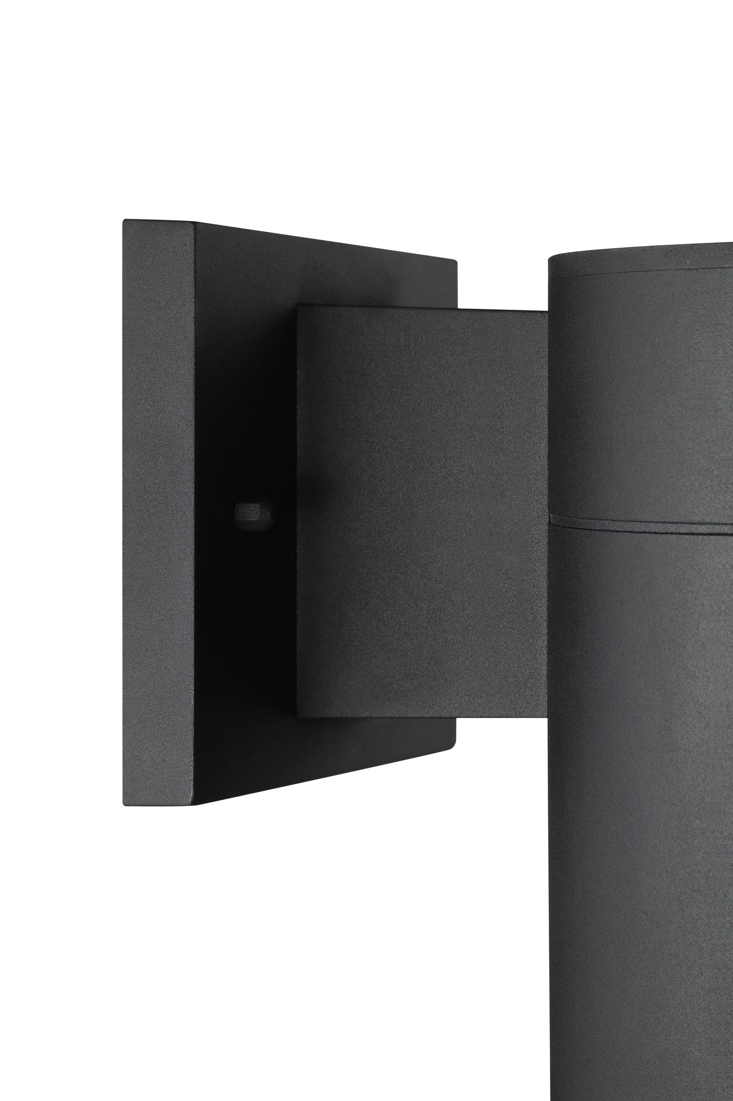 ZA2124-TB-LED - Pillar 1 Light 7.88" High Outdoor Wall Lantern - Textured Black