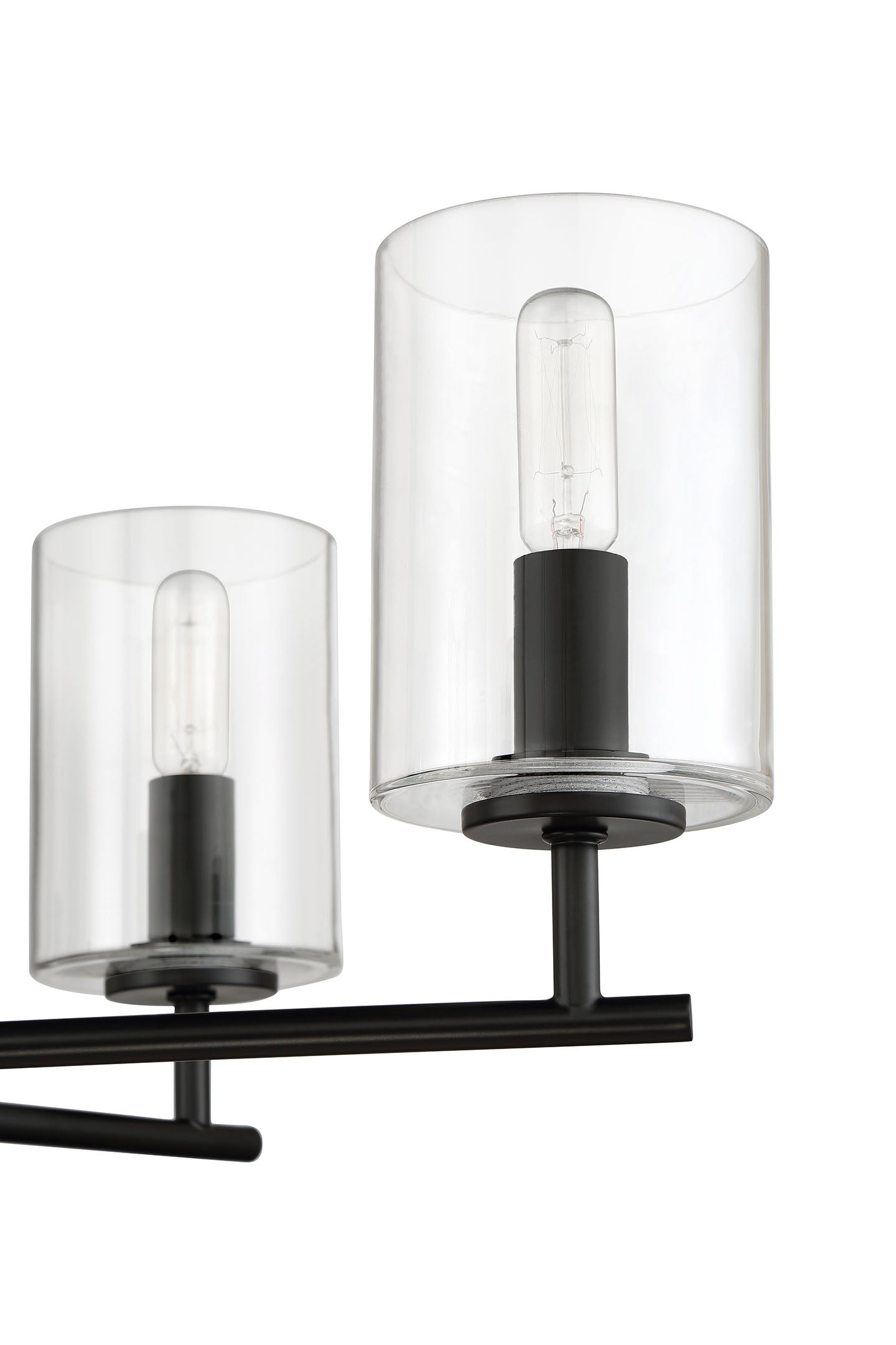 55626-FB - Hailie 6 Light 26" Wide Chandelier - Flat Black