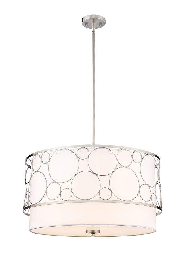 197-24BN - Kendall 4 Light 24" Chandelier - Brushed Nickel