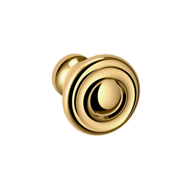 4490031 - 1" Centers - Dominion Knob - Unlacquered Brass