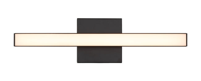 10118FB-LED - Trim 1 Light 18" Wide LED Vanity Light - Flat Black