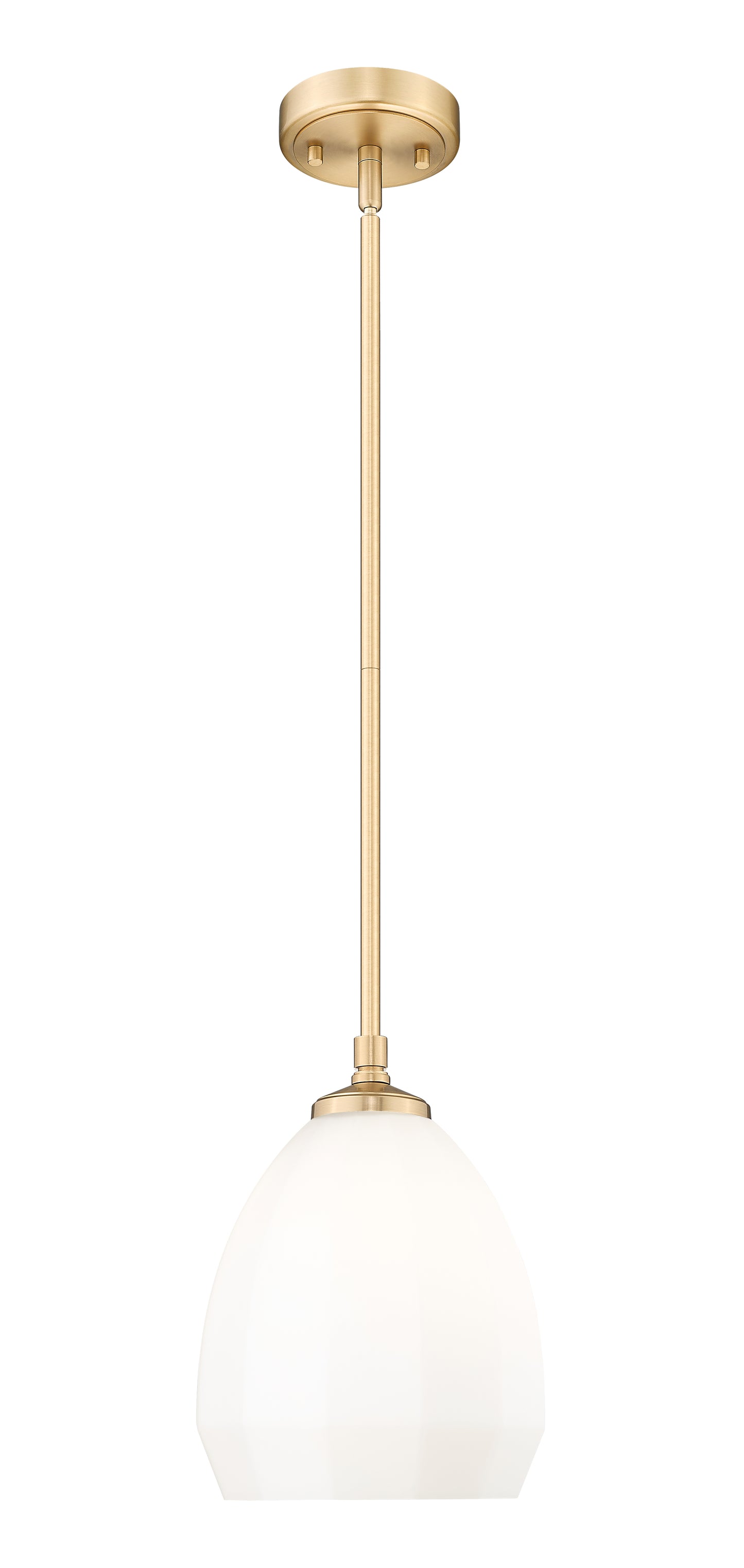7004P8-MGLD - Oren 1 Light 8" Pendant - Modern Gold