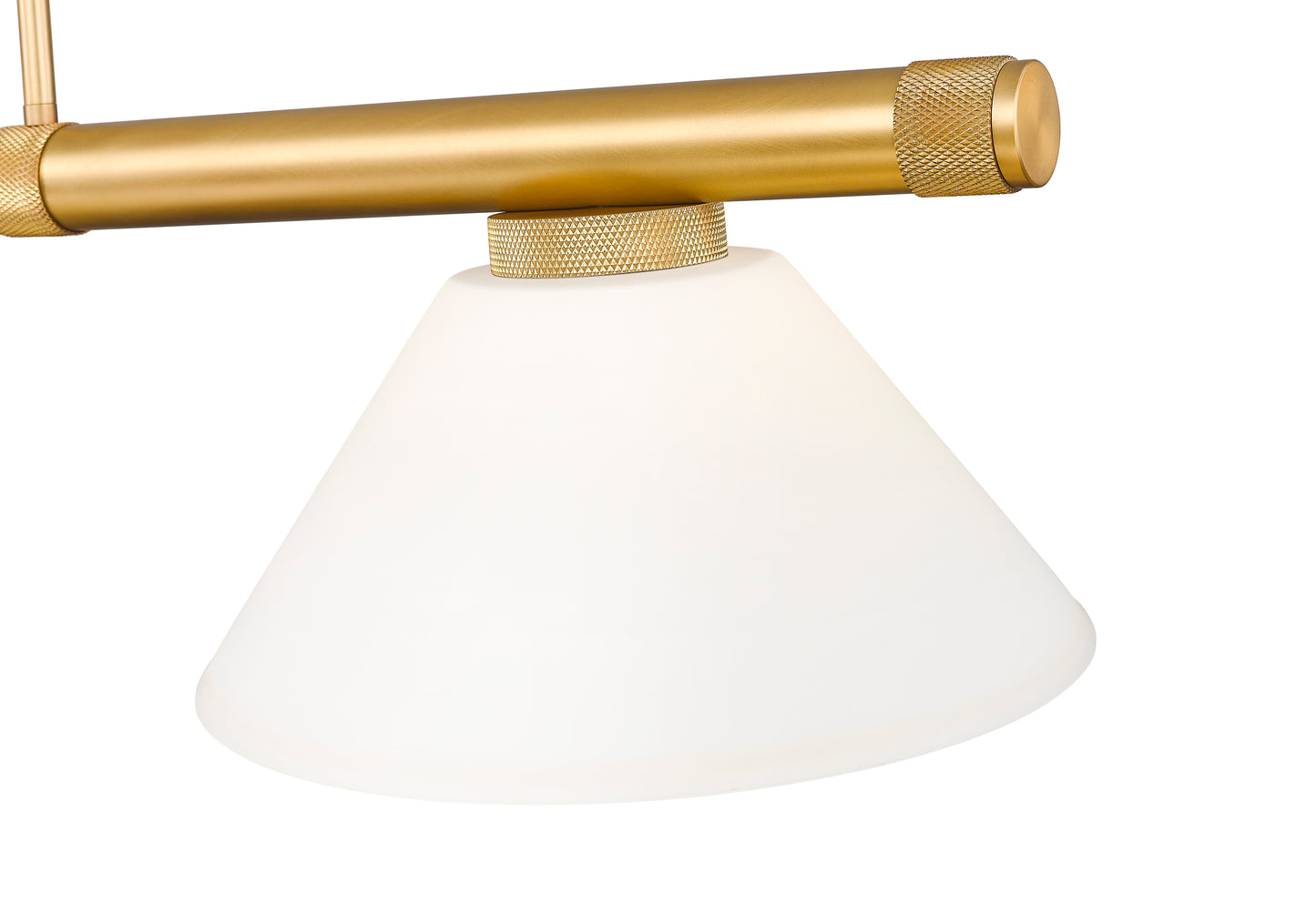 3050-3RB-AMO14 - Vanguard 3 Light 58" Billiard - Rubbed Brass